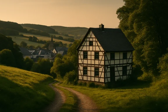 Fachwerkhaus im Hunsrück mit moderner Sanierung