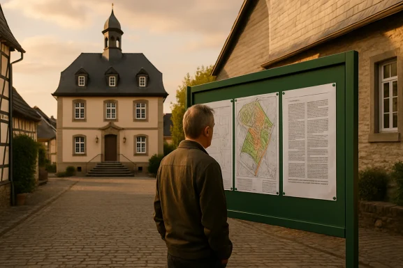 Bürger schreiben Feedback zu einem kommunalen Projekt