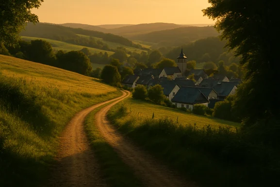 Dorffest-Vorbereitungen mit Tischen, Deko und Checklisten