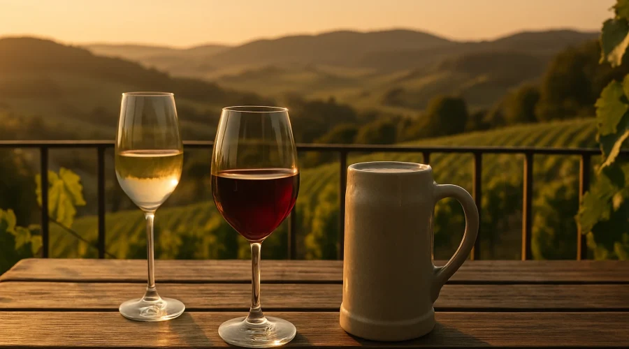 Gläser & Servierregeln