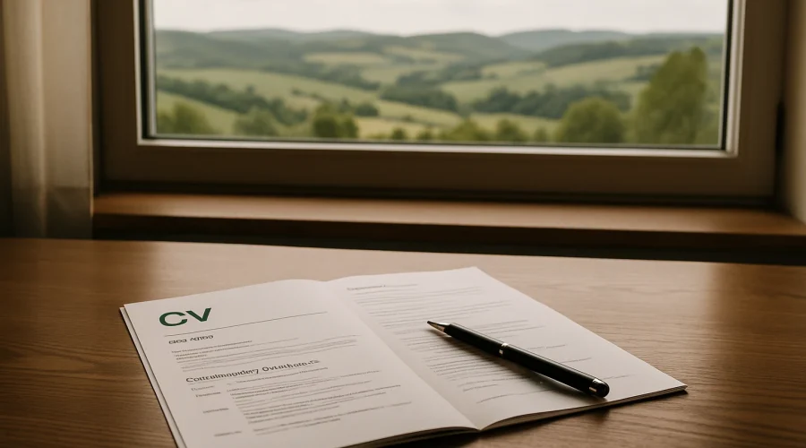 Lebenslauf klar & stark.