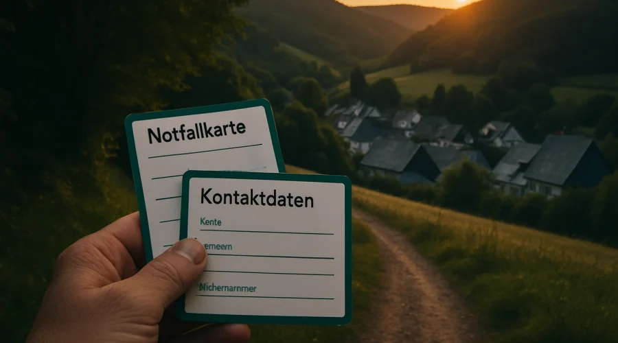 Notfallkarten & Kontaktdaten