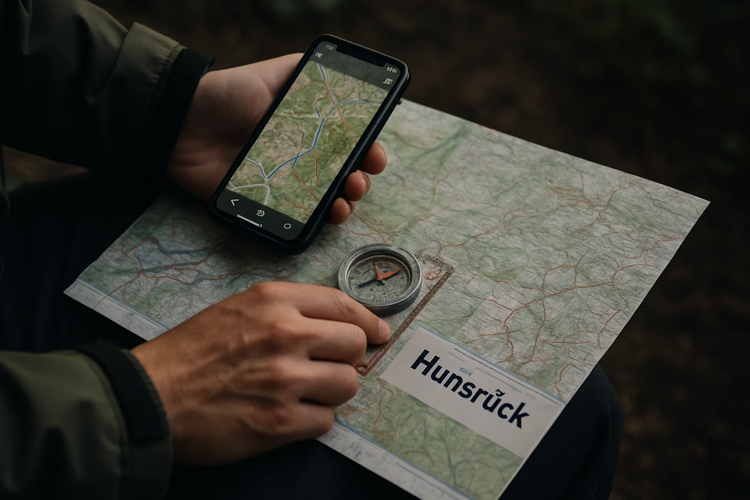 orientierung draussen karte app kompass img 01