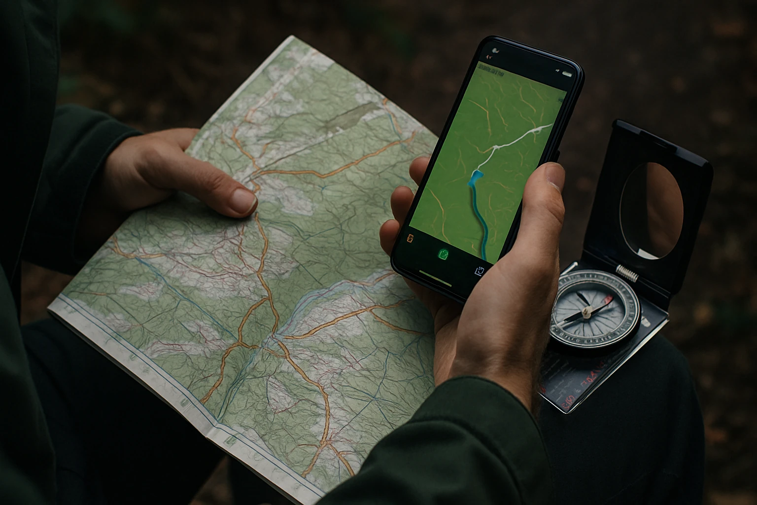 orientierung draussen karte app kompass img 02