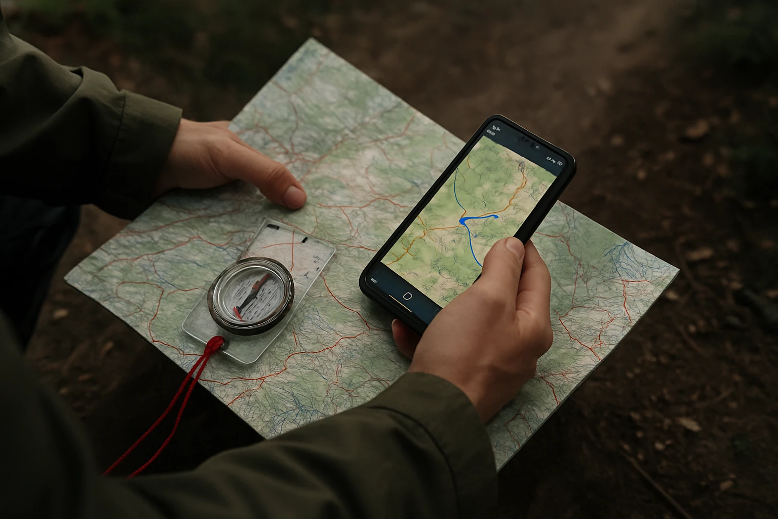 orientierung draussen karte app kompass img 03