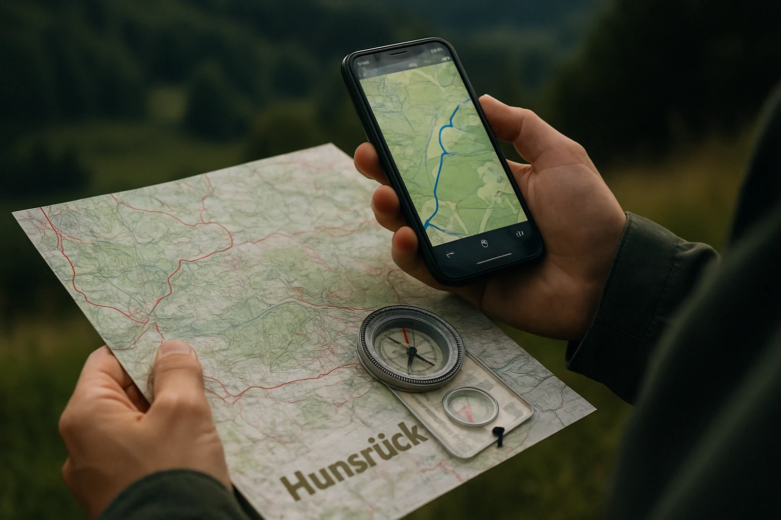 orientierung draussen karte app kompass img 04