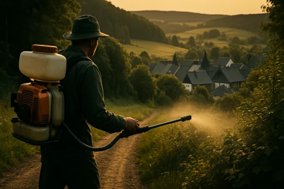 Gemüsebeet mit vielfältigen Pflanzen und blühenden Kräutern im Garten