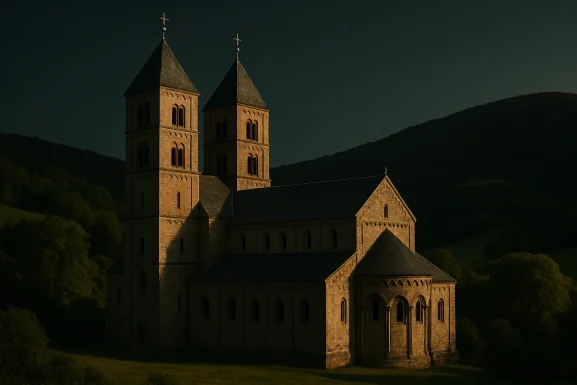 Romanische Klosterkirche im Hahnenbachtal bei Ravengiersburg