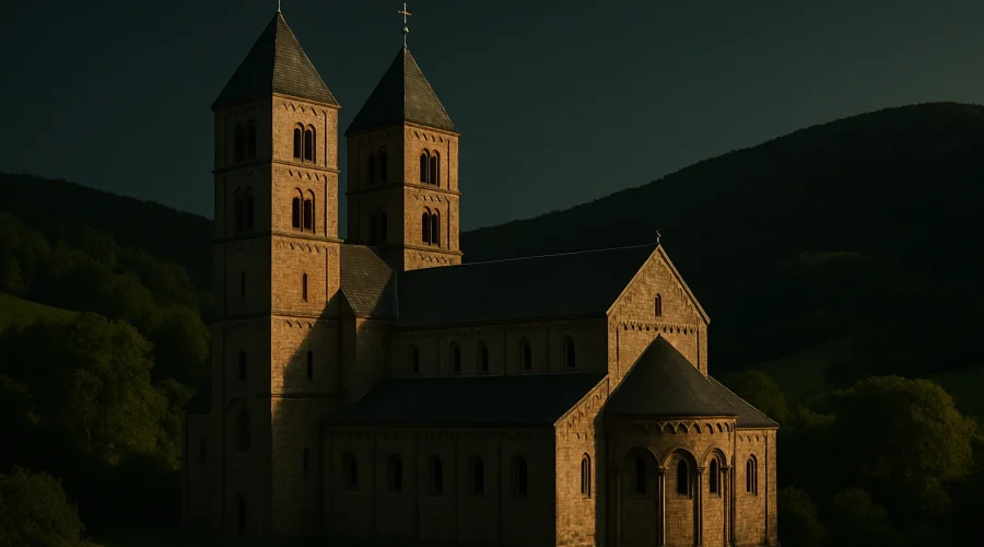 Hunsrückdom Ravengiersburg – Romanische Wucht im Hahnenbachtal