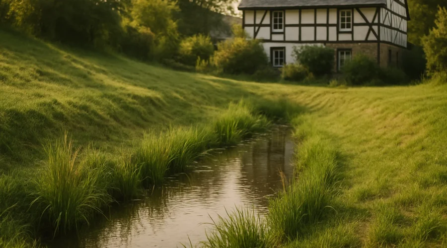 Regenwassermulden & Versickerung im Garten