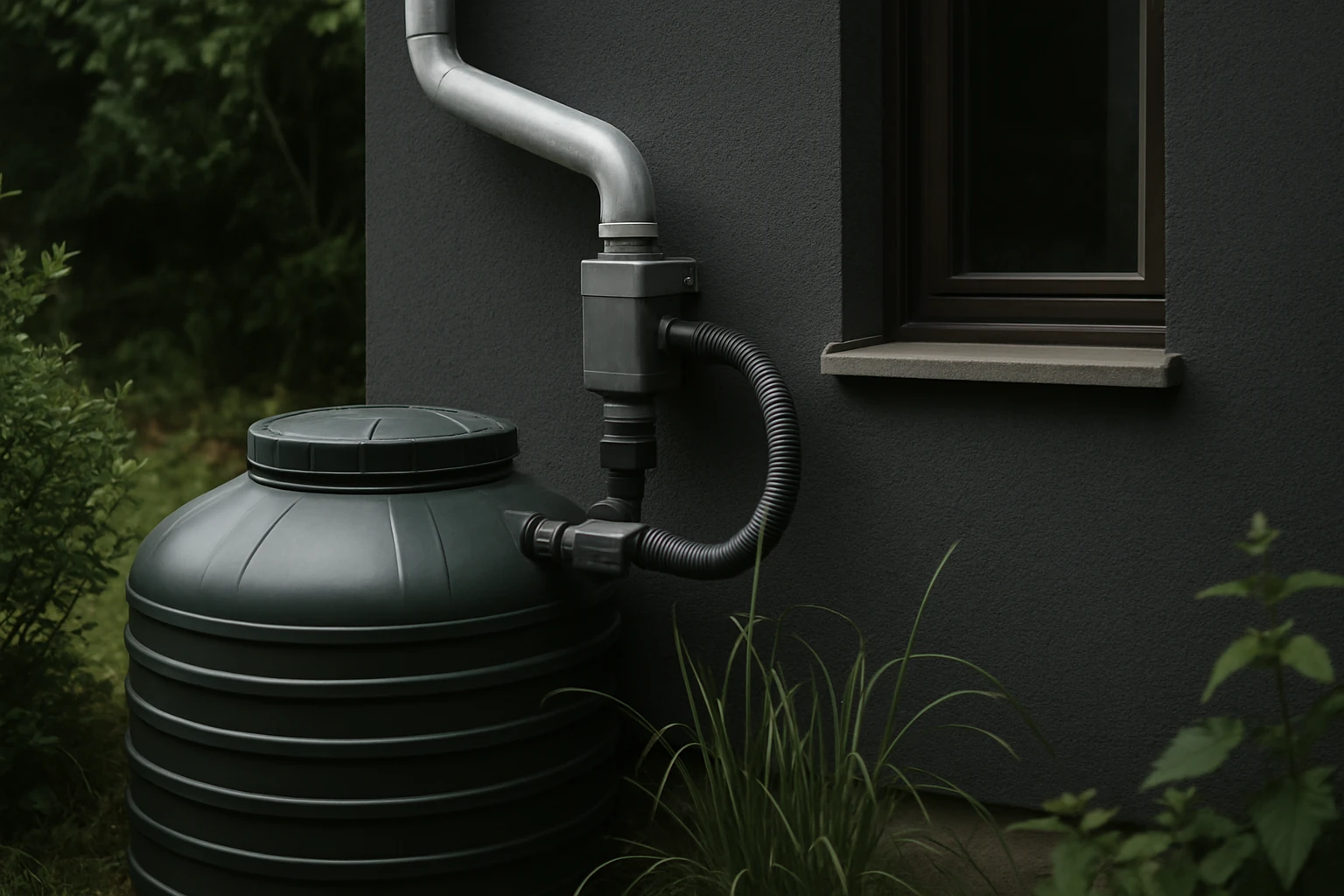 regenwassernutzung am haus tank filter praxis img 01