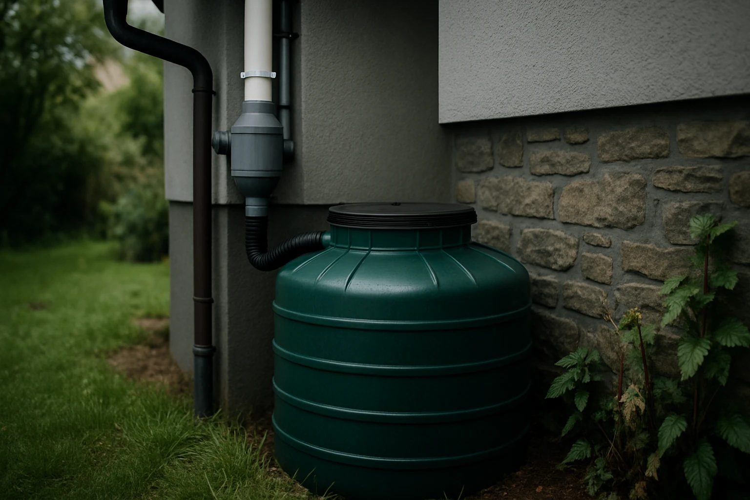 regenwassernutzung am haus tank filter praxis img 02