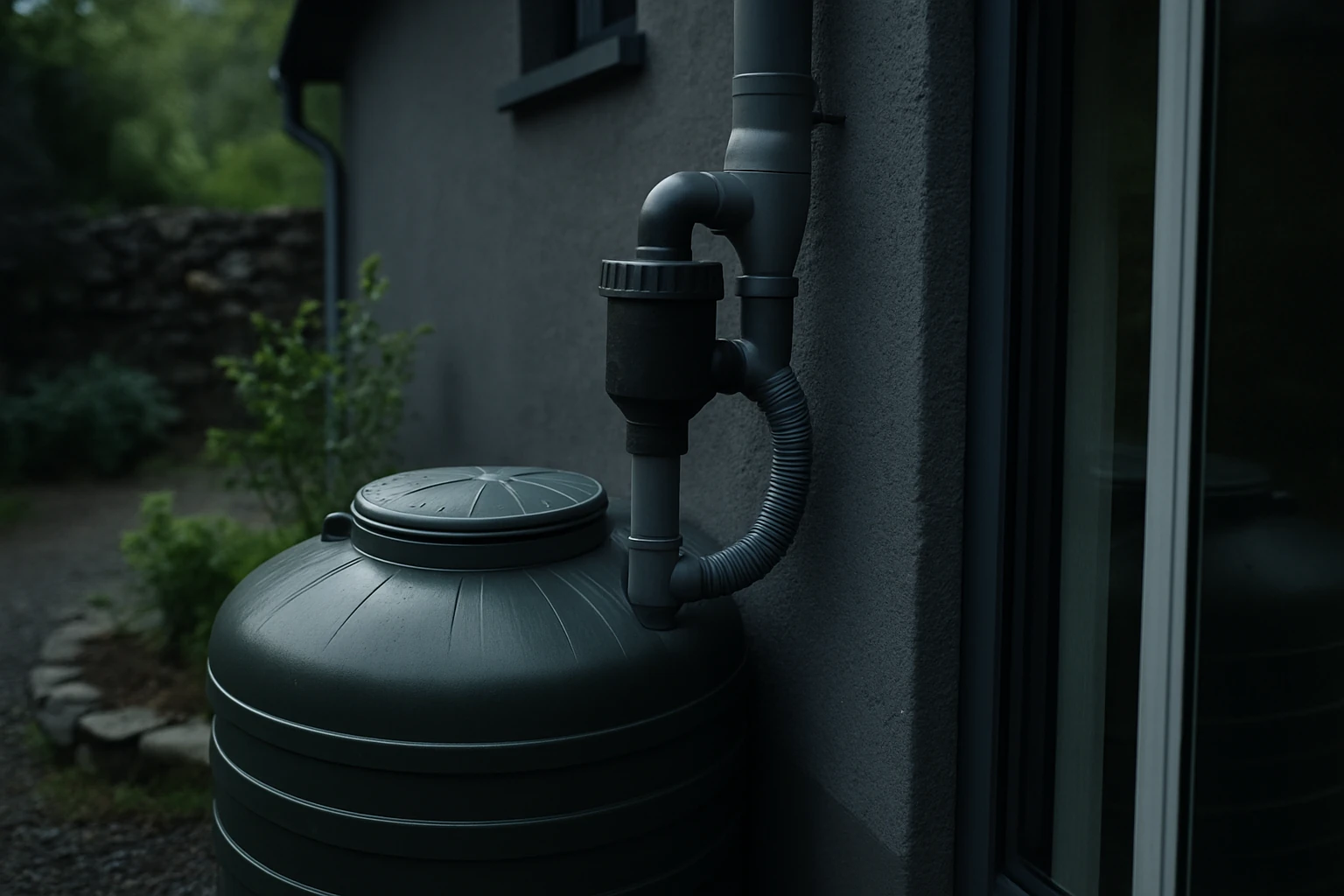 regenwassernutzung am haus tank filter praxis img 05