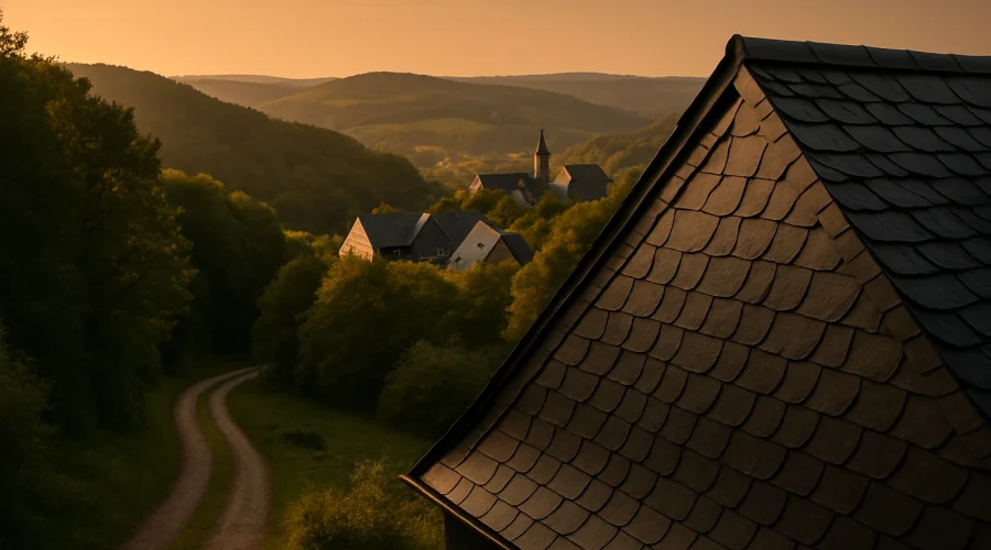 Schieferdeckung im Hunsrück: Material & Technik