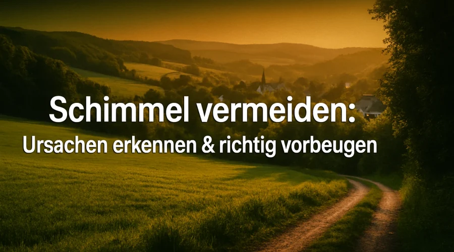 Schimmel vermeiden: Ursachen erkennen & richtig vorbeugen