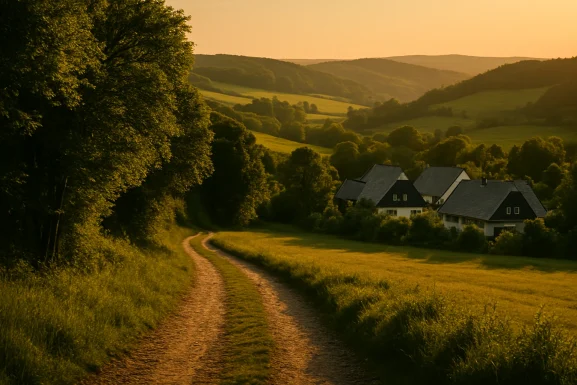 Schreibtisch mit Kalender, Notizbuch und Stift im Büro